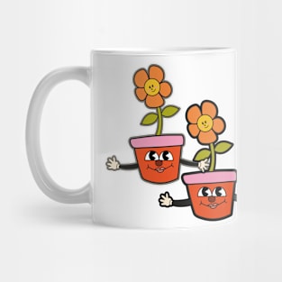 cute flower vase Mug